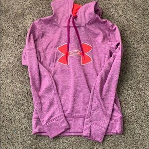 under armour pink hoodie